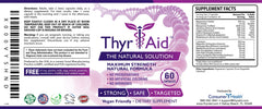 ThryAid vegan packaging emphasizes USA-made production and third-party testing.
