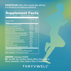 ThryvWell Jointly capsules close-up highlighting easy daily tablets