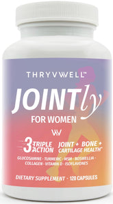 ThryvWell Jointly for Women bottle front promotes daily joint support