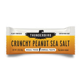 Thunderbird Bars Crunchy Peanut Butter pack showing real ingredients for sustained energy.