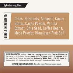 Thunderbird Bars 12-count pack highlights gluten-free and vegan credentials.