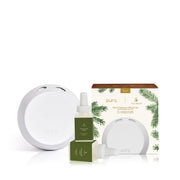 Thymes Pura 4 diffuser with Frasier Fir creates a crisp, fresh living room ambience.