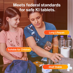 THYROSAFE tablets with score line, easy splitting for family dosing.