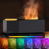 Tiandirenhe Flame Aroma Diffuser with starry sky projection for romantic ambiance