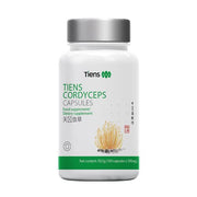 Tiens Cordyceps 100 Capsules bottle front view emphasizes daily wellness potential.