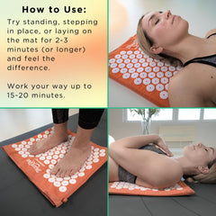 Tiger Tail Energy Mat feet-sole demonstrates full-body access for daily tension release