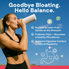 Tiiga whole-fruit fiber blend supports gut microbiome balance.