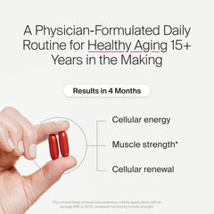 Timeline Mitopure label front showing dosage and ingredients