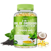TIMORA 40:1 oregano softgels bottle showcases potent daily wellness.