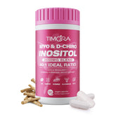 TIMORA premium myo-d-chiro inositol bottle close-up for hormonal balance