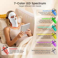Tinkoola mask features 120 LED beads for full-face light therapy