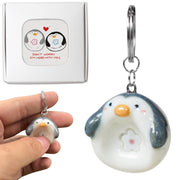 TIWIWTB ceramic worry stone featuring a penguin design for calming sensory focus