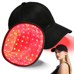 Tkcsoi red light therapy cap worn for scalp wellness and hair support.