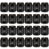 TLNFHRPI 24pc black scented candles packaging view, ideal for gifting and creating atmosphere.