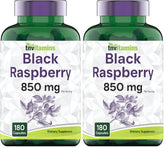 tnvitamins Black Raspberry Capsules bottle, highlighting convenient antioxidant-rich daily option.