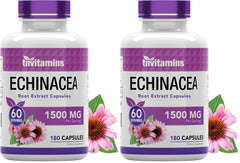 tnvitamins Echinacea bottle front view highlighting daily wellness support.
