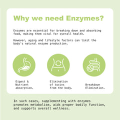 Tomnada O! MY ENZYME label beta-carotene highlights antioxidant-rich ingredients