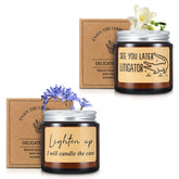 Tondiamo lawyer candle pack two styles creates serene study ambiance.