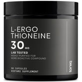 Toniiq Ergothioneine MitoPrime 30mg bottle supports daily antioxidant potential.