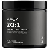 Toniiq Maca 20:1 extract capsules for daily vitality.