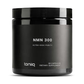 Toniiq NMN capsules bottle view for convenient daily NAD+ support