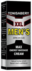 Tonisabery XXL Men's Enlarge Cream texture showing smooth, non-sticky gel