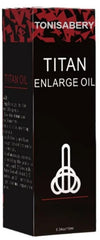 TONISABERY XXXL Man Extra Power compact packaging showing travel-friendly 0.34 oz size.