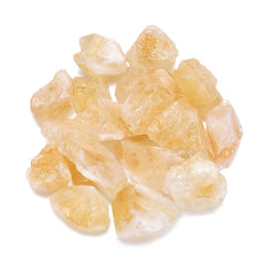 Top Plaza citrine crystals raw stones, 1 inch, ideal for meditation and decor.