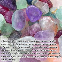 Top Plaza natural fluorite stones ideal for decorative displays and crafts.