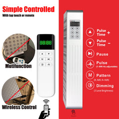 Topcupro red light panel remote control for easy session customization