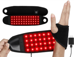 Topcupro Red Light Wristwrap with 660nm-850nm LEDs delivering soothing warmth