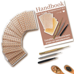 tophld ear seeds kit 1200pcs for at-home ear acupuncture and relaxation.