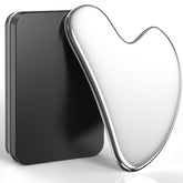 tophld stainless steel gua sha tool for the face promotes circulation and soothing massage.