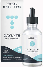 Total Hydration Daylyte Drops bottle for daily hydration with flavor-free electrolyte support