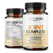 Total Nutra glucosamine-chondroitin-msm-turmeric 2100mg bottle for convenient daily joint support.