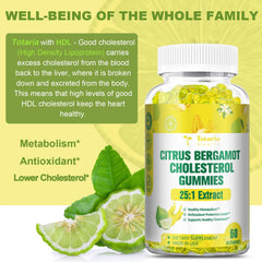 Totaria bergamot 25:1 extract bottle, premium daily supplement.