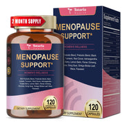 Totaria bottle with capsules close-up for easy daily menopause support