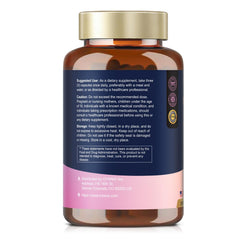 Totaria Inositol ingredients back panel highlights vitamins and minerals