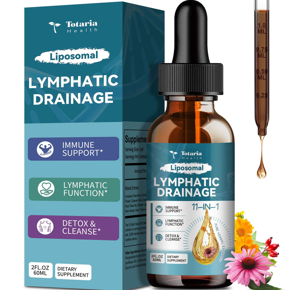 Totaria Liposomal Lymphatic Drops bottle for daily wellness support