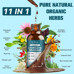 Totaria Liposomal Lymphatic Drops being poured for easy daily use