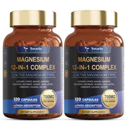 Totaria Magnesium Complex bottle with 12-form blend for daily wellness
