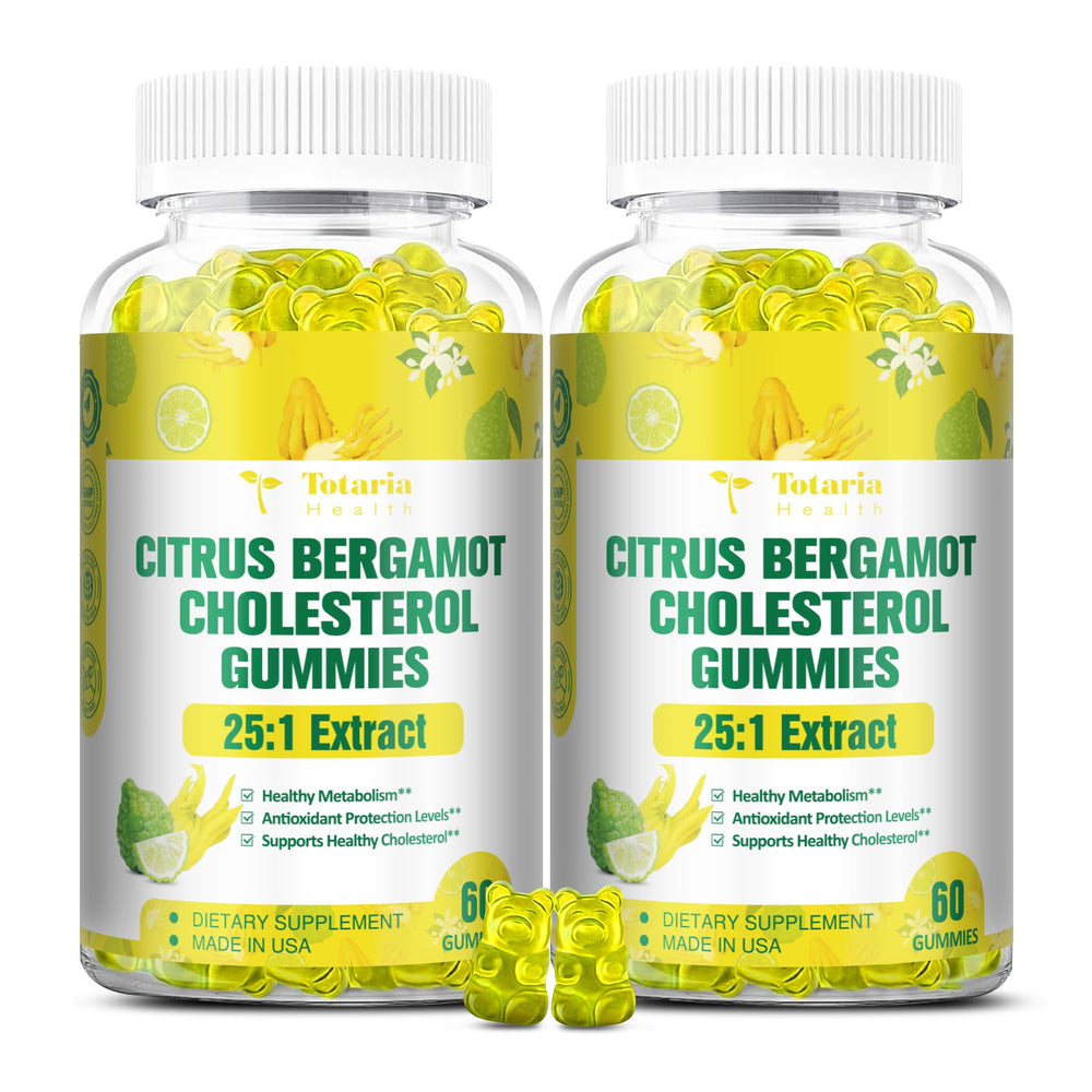 Totaria sugar-free bergamot gummies pack, ideal for daily wellness.