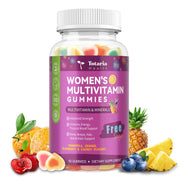 Totaria sugar-free women's multivitamin gummies bottle showing daily wellness support