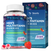 Totaria sugarfree men's multivitamin gummies with omega-3 in a bottle for daily energy