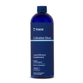 Trace Minerals Colloidal Silver bottle shown, highlighting high-potency drops for daily wellness