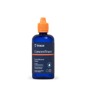 Trace Minerals ConcenTrace bottle front showing hydration-focused mineral drops