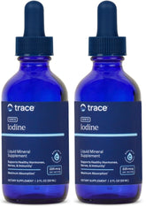 Trace Minerals IOKI01 liquid iodine bottle pour for daily use.