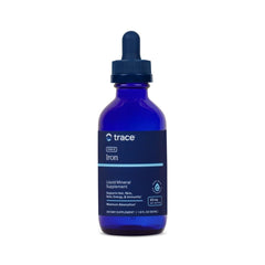 Trace Minerals Ionic Iron bottle front view for steady daily iron support.