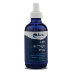 Trace Minerals Keto Electrolyte Drops bottle ready for on-the-go hydration during workouts