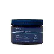 Trace Minerals magnesium glycinate powder tub with emphasis on high-absorption formula for gentle sleep support